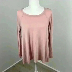 Hollister Co Light Pink Long Sleeve Top Size Medium